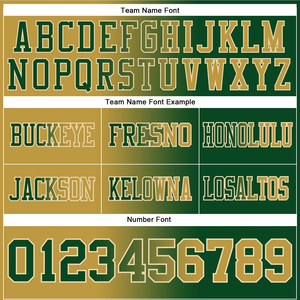 Jersey de Fútbol Americano de Calidad Premium OEM, Logotipo Personalizado, Diseño Cuadrado en Degradado, Marrón, Verde Césped, Malla Transpirable, Manga Corta - Product Image 3