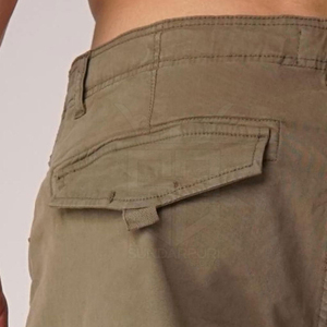 Pantalones cortos cargo ligeros para hombre al por mayor, cómodos, con cierre de cremallera, transpirables, para verano, servicio OEM - Product Image 3