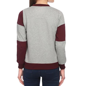 Sweat-shirt en molleton respirant pour femme, couleur unie, fabriqué au Pakistan, pour l'automne et l'hiver, avec logo imprimé personnalisé, 100% coton - Product Image 6