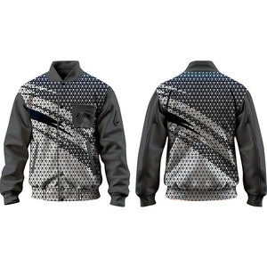 Chaqueta Letterman para hombre, personalizada al por mayor, para uso en exteriores, con cuello alto, chaqueta de invierno Letterman. - Product Image 6