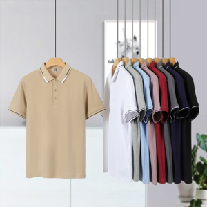 Wholesale High Quality Casual Plain Polo Shirts Blank Tshirts 100% Cotton Mens Polo Shirt Anti-Wrinkle Solid color polo short - Product Image 3