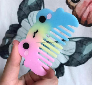 หวีเรซินทำด้วยมือหวีเรซินดอกไม้แห้งจริงหวีส่วนตัวพร้อมหวีผมดอกไม้จริงสำหรับผู้หญิงผู้ชาย - Product Image 5