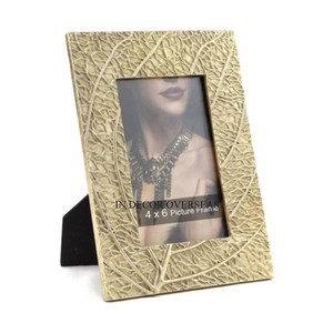 Meilleure Vente 2026 – Cadre Photo Rond Plaqué Or de Qualité Supérieure en Métal, Décoration de Table de Luxe, Accessoires - Product Image 2
