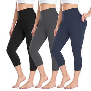 Customized Made Printed Women Leggings Full Length Top Quality Polyester Fabric Made Women Leggings - Product Image 1