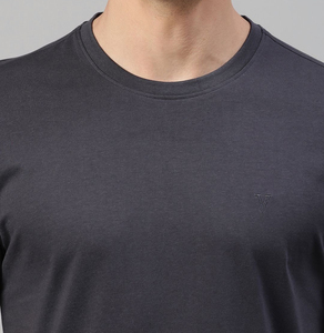 Camiseta de Algodón Lisa para Hombre con Logotipo Personalizado, Corte Regular, Suave, Transpirable, Ecológica, Cuello Redondo, Ropa Casual de Primera Calidad - Product Image 4