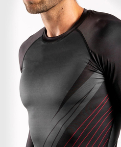Maillots de compression sportifs MMA de haute qualité, designs personnalisés imprimés, manches longues, vêtements de sport OEM - Product Image 6