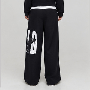 Pantalones Deportivos de Pierna Ancha para Mujer, Personalizados con Serigrafía, de Poliéster y Algodón, Estilo Casual Urbano, OEM - Product Image 2