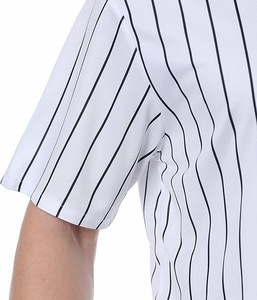 Custom sublimation baseball jersey breathable mesh quick dry sportswear team uniform for men - Product Image 3