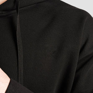 Survêtement homme noir à fermeture éclair intégrale, en molleton épais, ensemble jogging cargo, sweat à capuche personnalisé, streetwear - Product Image 4