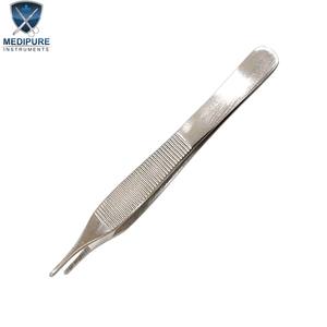 Pinzas Adson para Dientes y Sin Dientes, Pinzas Quirúrgicas de Acero Inoxidable, Pinzas para Tejidos con Punta de Precisión, Instrumentos Quirúrgicos Reutilizables - Product Image 2