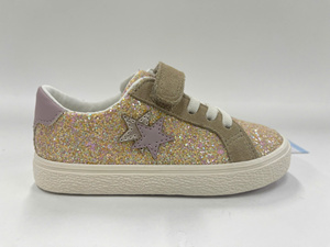 Proveedor de Vietnam, Zapatos Vulcanizados para Niños, Parte Superior de Malla Transpirable, Revestimiento de Gamuza, Suela de Goma, Cierre de Velcro, Zapatillas OEM al por Mayor - Product Image 4