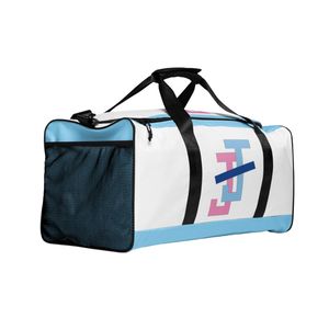 Blue Duffle <b>Bag</b> Travel Gym <b>Bag</b> Spacious Sports Carry <b>Bag</b> <b>Overnight</b> Weekender Tote with Adjustable Shoulder Strap Design - Product Image 3