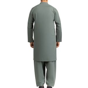 Muted Green Designer Shalwar Kameez Fine Quality Fabric Soft Feel Daily Wear Neat Stitch <b>Pakistani</b> Shalwar Kameez - Product Image 2