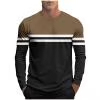 Camiseta de color personalizada para hombre, de manga larga, de algodón liso, holgada y extragrande - Product Image 6