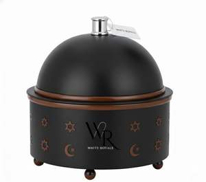 Casserole élégante dorée de luxe avec couvercle miroir, idéale pour les mariages, les fêtes et les buffets domestiques, pour garder les aliments au chaud. - Product Image 3