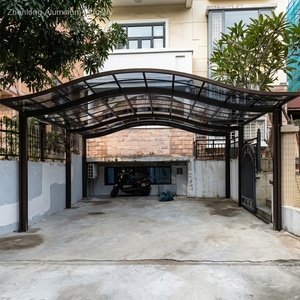 Tettoia per Auto 3x6m 6x6m Moderna e Lussuosa in Lega di Alluminio 6063-T5 Impermeabile, Garage Coperto per Giardino, Cortile e Villa - Product Image 6