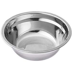 Bol de service alimentaire en acier inoxydable poli de qualité supérieure, écologique, pour célébrations spéciales, avec motif décoratif et brillance royale - Product Image 5