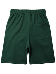 Pantalones Cortos Deportivos Casuales para Hombre, Diseño y Marca Personalizados, 100% Algodón, con Bolsillos Laterales Vintage y Estampado Sólido - Product Image 2