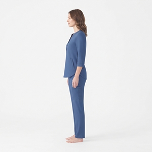 Ensemble d'uniformes médicaux pour femmes, col en V, manches courtes, pantalon de jogging, tenue de travail pour infirmières et hôpitaux, vente en gros - Product Image 3