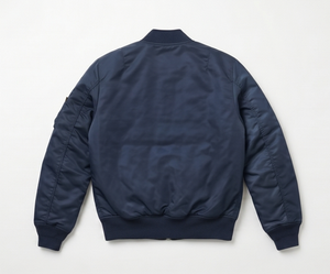 <b>Men</b>’s Stylish Bomber <b>Jacket</b> – <b>Casual</b> Outerwear, Comfortable Fit, Zip Closure, Ribbed Details, Versatile <b>Jacket</b> for Everyday Use - Product Image 2