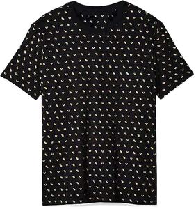 เสื้อยืดคอกลมโอเวอร์ไซส์ผ้าฝ้าย 100% คุณภาพสูงสำหรับขายส่ง พิมพ์ลายโมโนแกรมทั่วตัวสำหรับผู้ชาย - Product Image 1