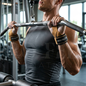 Correas de levantamiento de pesas de algodón 100% de alta resistencia para gimnasio, correas de muñeca para entrenamiento de fuerza, equipo de fitness, soporte para peso muerto - Product Image 4