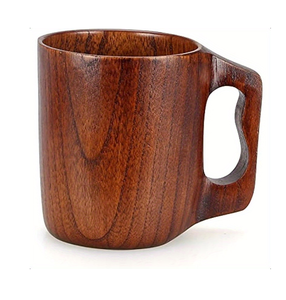 Handmade Acacia Wood Coffee Tea Cup Eco-Friendly Natural Wooden <b>Drinkware</b> Factory Supply - Product Image 1