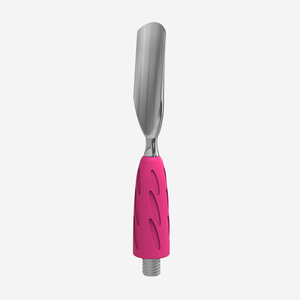UNIQ-17 (Large et arrondi) Repousse-cuticules pour manucure avec poignée en silicone souple, remplaçable, pour retirer le vernis à ongles en gel acrylique - Product Image 4