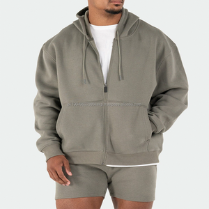 DEC Nuevo diseño Hombres Sudadera con capucha de peso pesado Vintage Alta calidad Impresión digital personalizada Logo Sudaderas con capucha Sudadera Venta directa de fábrica - Product Image 1