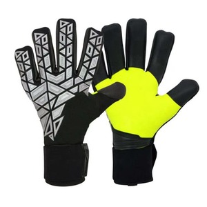 Gants de gardien de but professionnels en nylon et latex avec protection des doigts pour l'entraînement et les sports de football (vente en gros) - Product Image 1