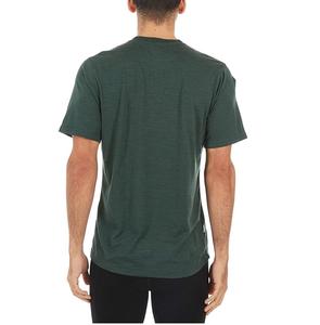 T-shirt Homme 100% Laine Mérinos Coupe Slim Manches Courtes Col Rond Respirant Uni ou Imprimé pour la Gym - Product Image 4