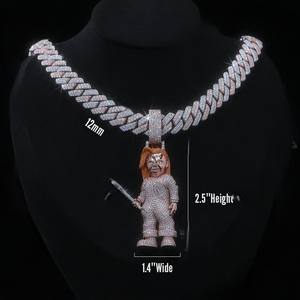 Custom Pendant D Color Vvs Moissanite Diamond Sterling <b>Silver</b> 925 Iced Out Jesus Pendant Moissanite Pendants <b>Charms</b> - Product Image 5