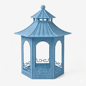 Décoration Pagode en Rotin Tressé à la Main, Meilleure Vente, Ornement en Osier pour la Décoration Intérieure, Style Naturel, Fournisseur OEM - Product Image 1