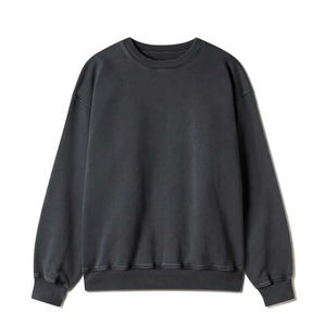 เสื้อสเวตเชิ้ตผู้หญิงแบบย้อมสีเอซิดสำหรับฤดูหนาว สไตล์สตรีทแวร์ ราคาขายส่ง รับทำโลโก้ตามสั่ง - Product Image 2