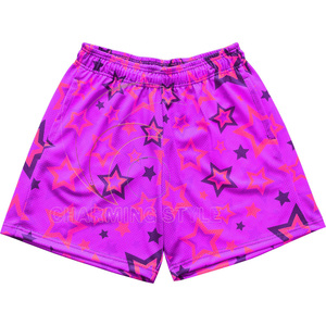 Shorts en polyester de haute qualité pour hommes, personnalisables avec logo par sublimation, séchage rapide, pour le basketball et la gym, shorts en mesh vierges pour hommes - Product Image 3