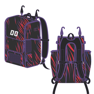 Bolsa grande para equipo de béisbol, mochila deportiva duradera diseñada para organizar fácilmente bates, cascos, guantes y tacos. - Product Image 4