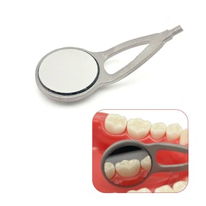 BAFA SURGICAL INSTRUMENTS BSI-MM-204 Espejo Bucal Dental Reutilizable Antivaho de Rodio, Reflectores Orales con Agarre Ergonómico Negro - Product Image 5