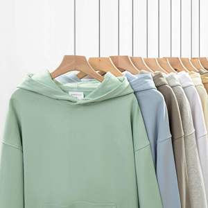 Custom Embroidered Unisex Hoodie Heavyweight Fleece <b>Pullover</b> <b>for</b> <b>Men</b> Women Casual Streetwear - Product Image 2