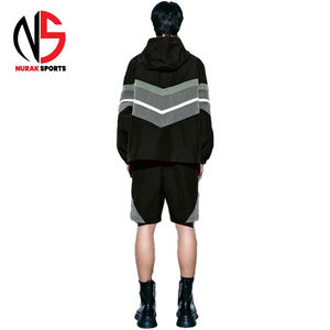 Trajes Deportivos Reflectantes Personalizados, Traje Deportivo de Nailon para Gimnasio, Traje Deportivo con Cierre, Traje Deportivo Personalizado para Hombre, Pantalones Cortos, Cortavientos en 2026 - Product Image 5