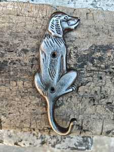 Heavy Duty Metal Dog <b>Wall</b> <b>Hook</b> Shape Decorative Animal Coat Rack Antique Cast Iron <b>Key</b> Holder - Product Image 4