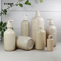 Botol Jerami Gandum Kapasitas Kecil 30ml 40ml 50ml 60ml 100ml Botol Jerami Gandum Biodegradable untuk Lotion, Sampo, Sabun Mandi Cair