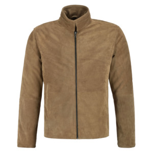 Chaqueta de Gamuza Suave 100% Genuina Personalizada, Estilo Daniel Craig, Chaqueta Bluson de Gamuza para Hombre, Venta al Por Mayor ODM/OEM - Product Image 1