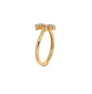 Bague solitaire en diamant cultivé en laboratoire certifié IGI, taille brillant rond, couleur F, clarté VS1, 1,0 carat, or jaune 14 carats, bague de fiançailles - Product Image 4