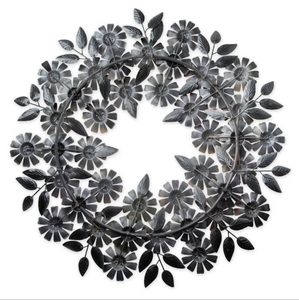 Luxury Metal Floral <b>Wall</b> Art Decorative Round <b>Flower</b> <b>Wall</b> Hanging Modern Living Room Bedroom Hotel Home Decor - Product Image 3