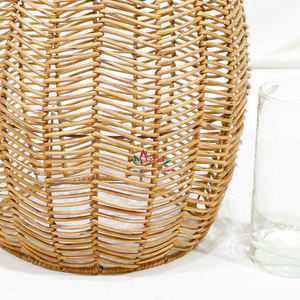 Artex Dong Thap Usine Lanternes Décoratif Rustique Ferme Fait Main Bambou Osier Artisanat Naturel - Product Image 3