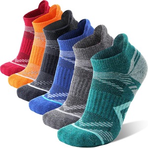 Ankle <b>Socks</b> Men Women Running Quick Dry Thin Knitted Sport <b>Socks</b> Summer Athletic Low Cut <b>Black</b> with Color Accents - Product Image 4