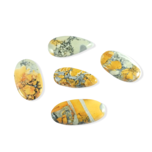 Cabochons en jaspe Maligano multicolores naturels, formes variées, pierres précieuses polies en vrac pour la fabrication de bijoux en gros - Product Image 1