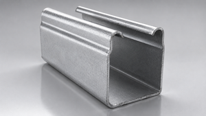 Perfil de Acero Extruido en U, Sistemas de Rodillos para Puertas y Ventanas Corredizas, Estructura Industrial Moderna de 5 mm - Product Image 2