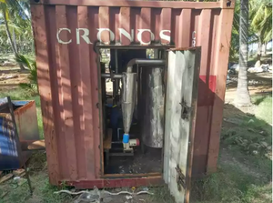 Modèle de conteneur de 150 kW Gazéificateur de biomasse vers le bas Équipement semi-automatique pour la production de gaz de synthèse Énergie renouvelable - Product Image 3