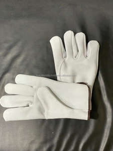 Gants de conducteur fendus de vache Gants de travail de sécurité en cuir Certifié CE En 388 Certifié ISO Fabricant et exportateur - Product Image 6